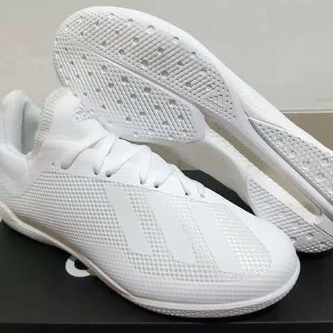 {MentariStore} sepatu futsal adidas x tango full white Limited