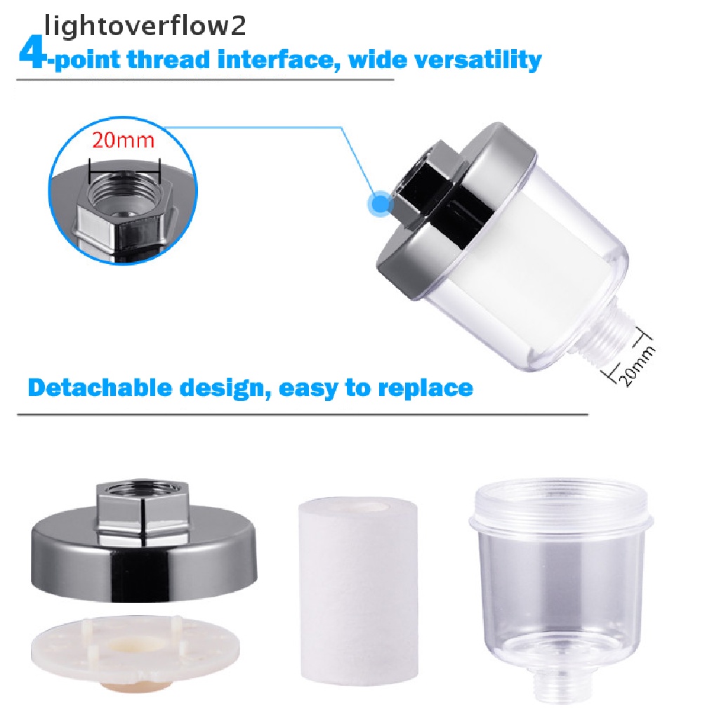 [lightoverflow2] Universal Shower Filter PP Kapas Rumah Tangga Dapur Pemurnian Kran Aksesor [ID]