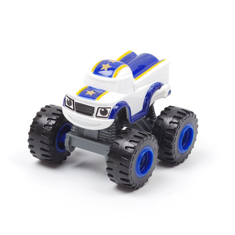 6pcs/set Blaze Mesin Mobil Mainan Rusia Miracle Crusher Truck Vehicles Figure Blazed The Monster Toy Untuk Hadiah Anak