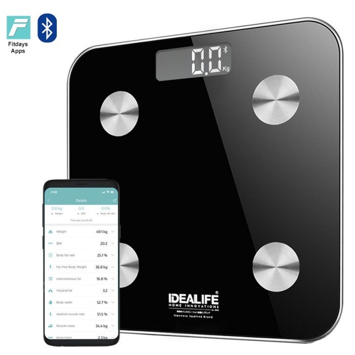 Digital Bathroom Smart Scale Timbangan Badan IL 273 IDEALIFE