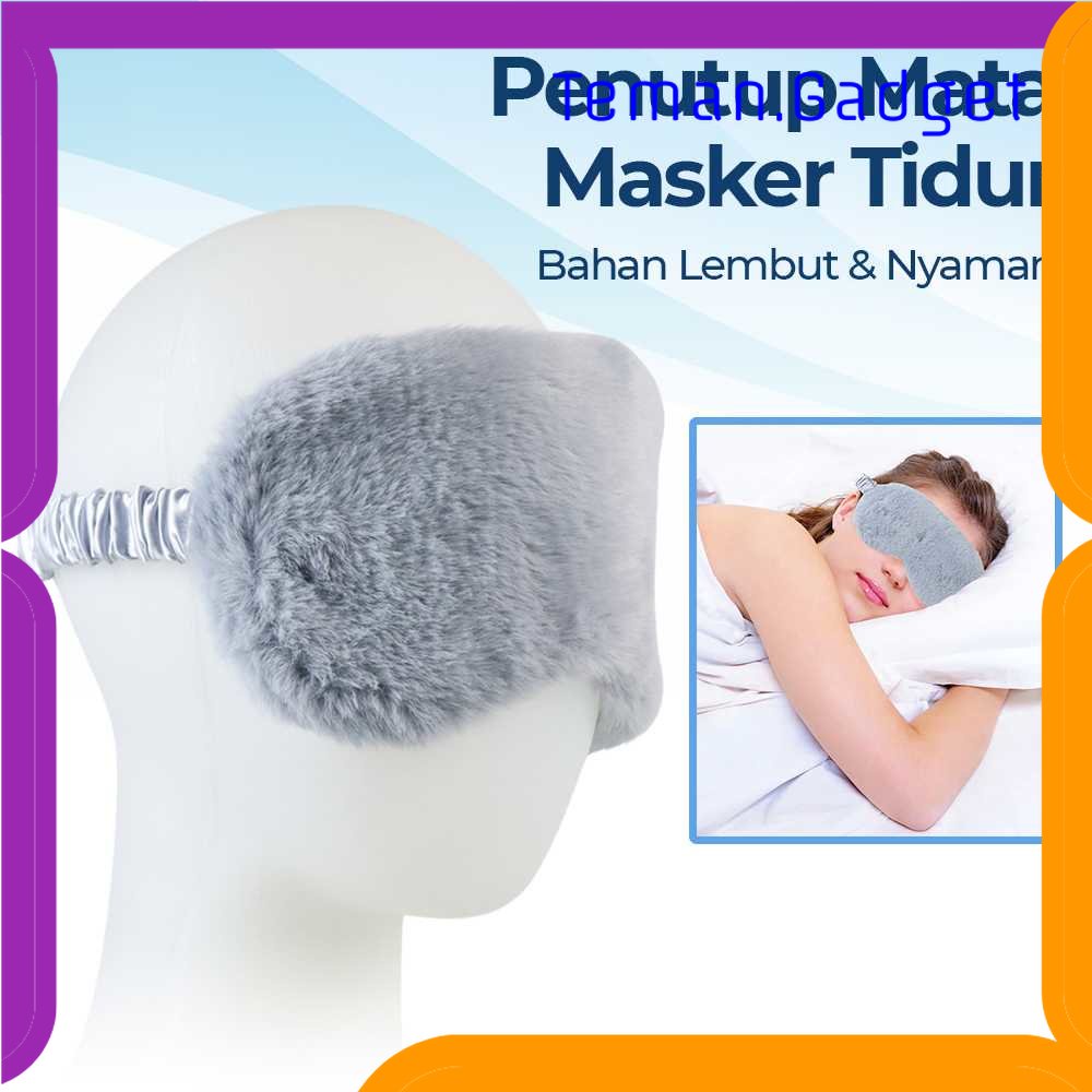 TG - TRV Yeye Sleeping Mask Blindfold Eye Patch Penutup Mata Masker Tidur Bulu - 021