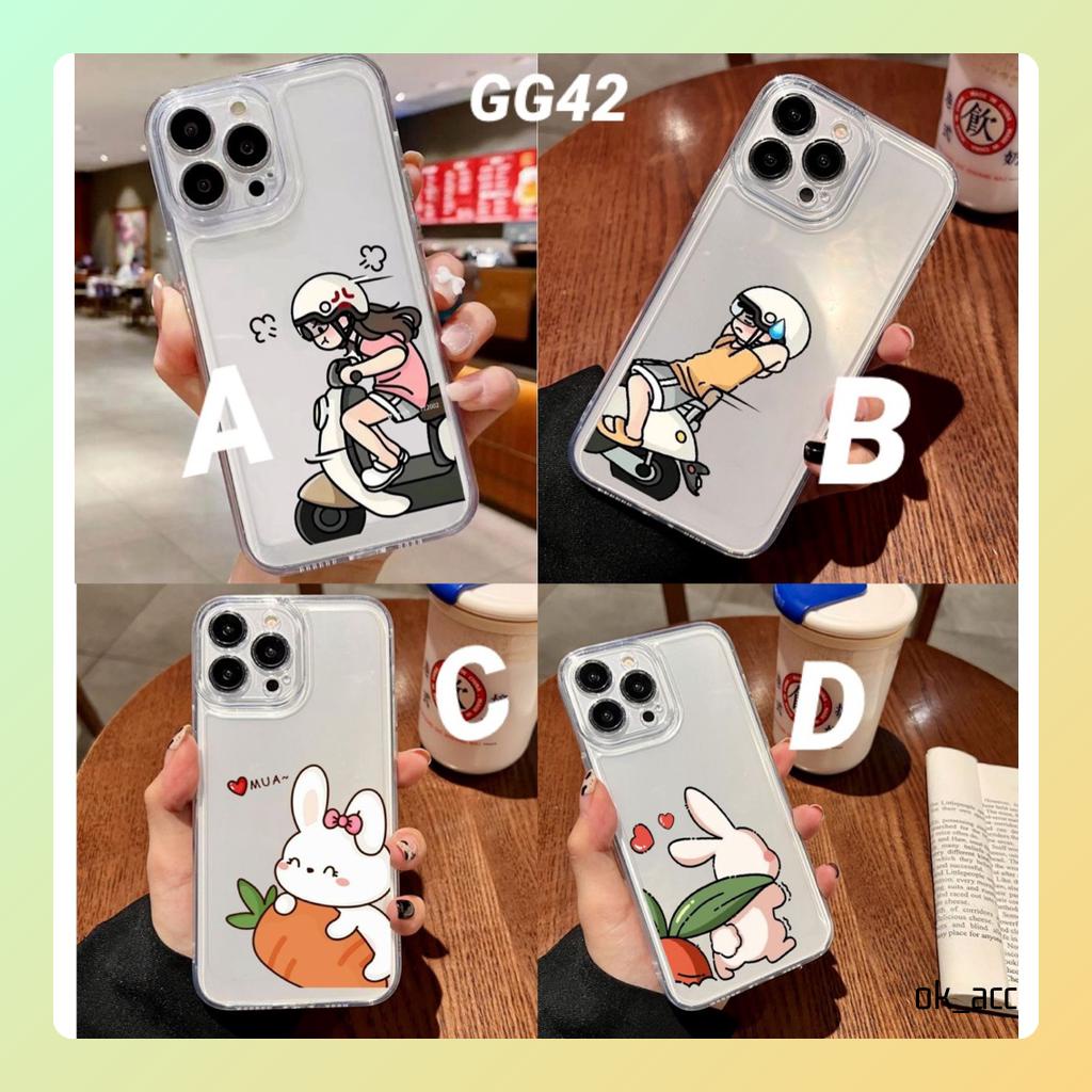 Casing Motif GG42 for Vivo T1 V20 V20se V23 V23e V25 V25e Pro Y02 Y12 Y15 Y16 Y17 Y15s Y20 Y20i Y12s Y21 Y21s Y22 Y22s Y30 Y30i Y33s Y35 Y50 Y55 Y75 Y91c Y91 Y93 Y95 5G