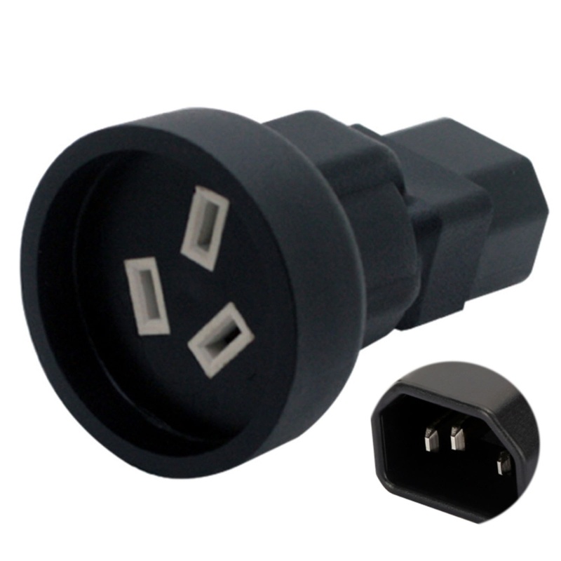 Adaptor Konektor Power zzz Male to Female IEC320 C14 IEC320-C20 Ke SAA Australia