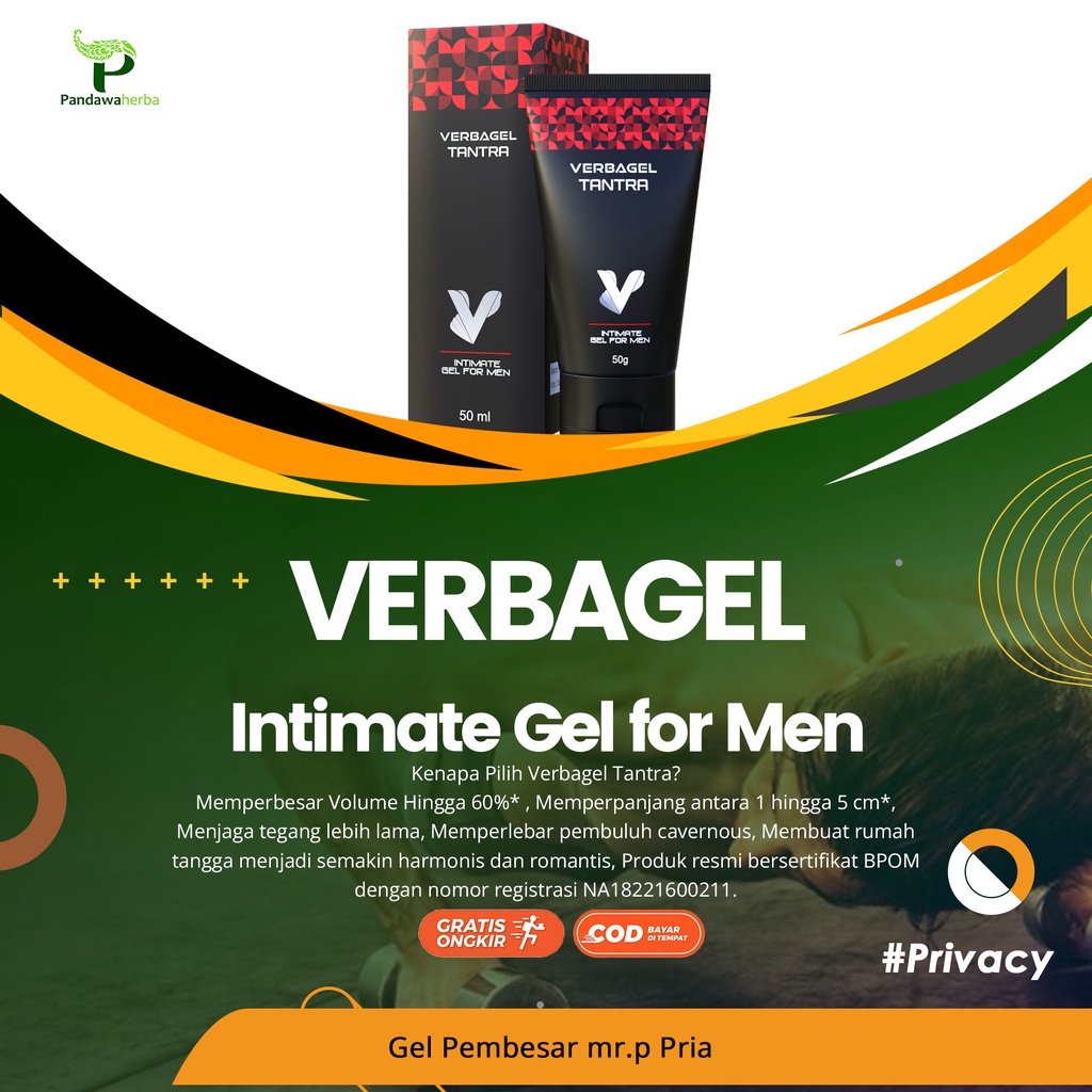 PROMO VERBAGEL TANTRA - PEMBESAR PRIA ORIGINAL TERMURAH