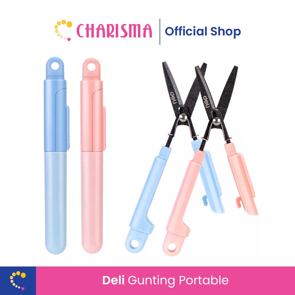 

Deli Portable scissors - Gunting pisau 77761 Merk: Deli