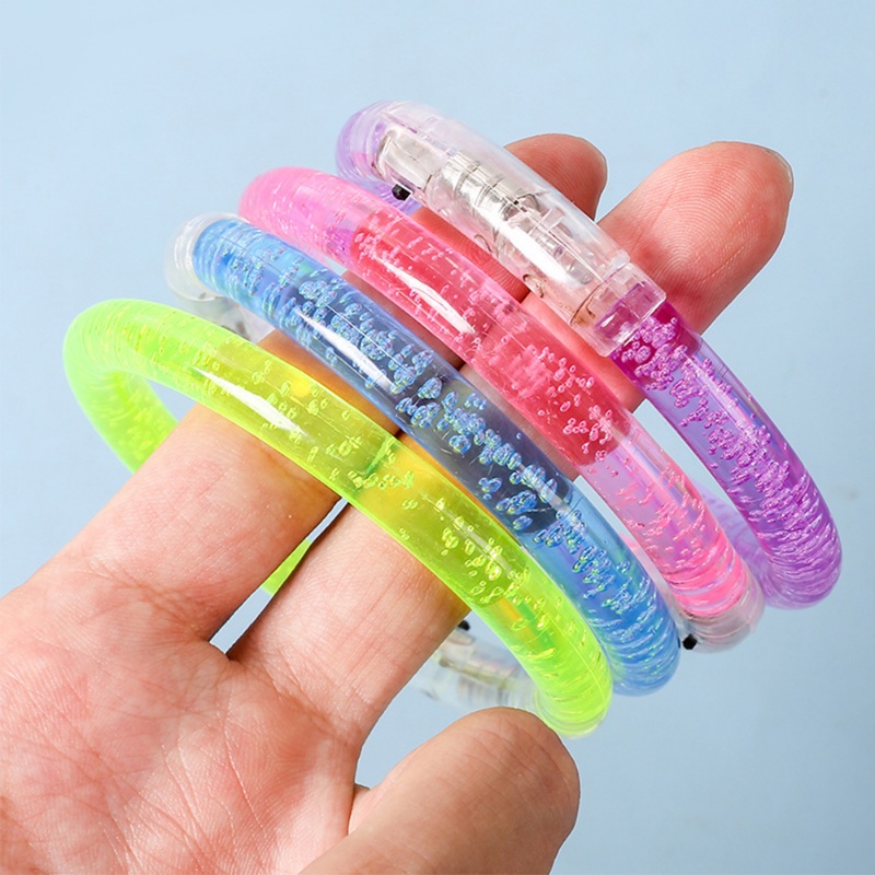 1 /3/5Pcs Stik Gelang Bercahaya Multi Warna/Gelang Bercahaya LED Untuk Perlengkapan Club Menari Pesta Ulang Tahun