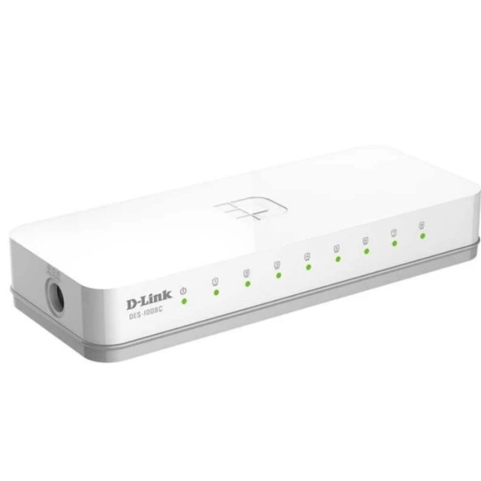 Switch Hub Desktop D-Link 8 Port DES-1008C 100mbps Garansi Resmi