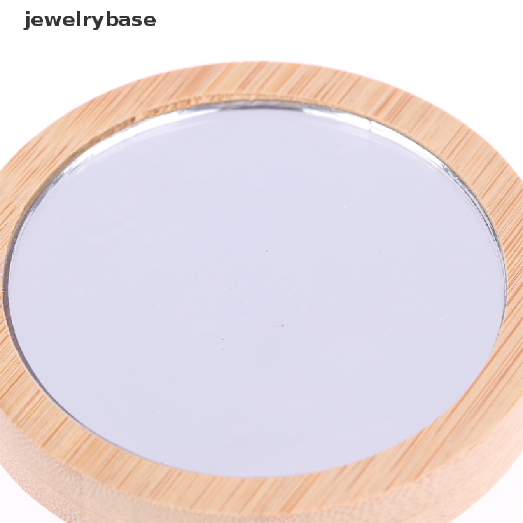 [jewelrybase] Cermin Rias Kecil Portable Bulat Cermin Kosmetik Lingkaran Pocket Mirror Boutique