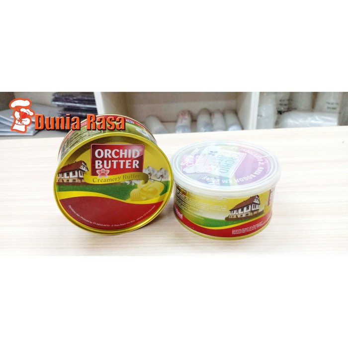 

Orchid butter creamery butter 340gr (Free MRJELLY Ekonomis1 Sachet)