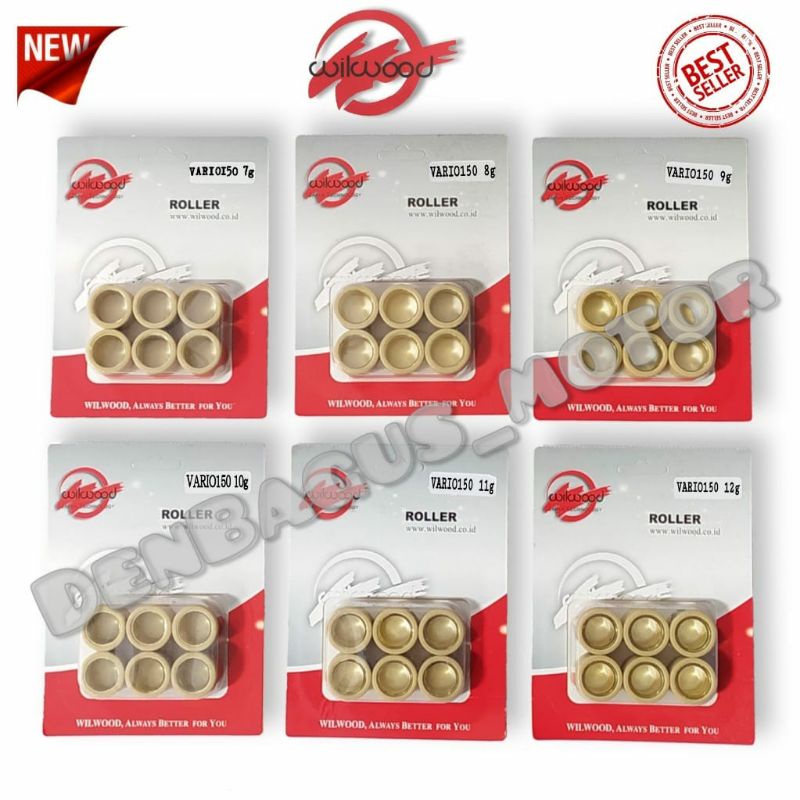 PROMOROLLER VARIO 150/ ROLLER VARIO 150 7,8,9,10,11,12 GRAM WILWOOD/ROLLER VARIO 150 MURAH