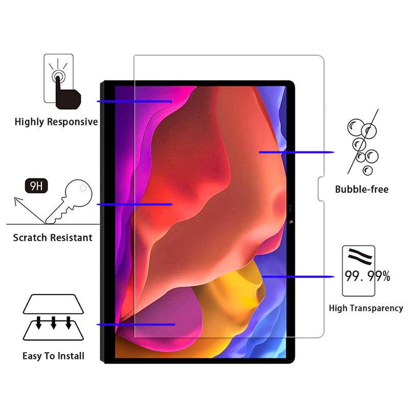 1-2pcs Pelindung Layar Tempered Glass Anti Gores Untuk Lenovo Yoga Tab Pad Pro 14S 13 2021 ablet Film Clear