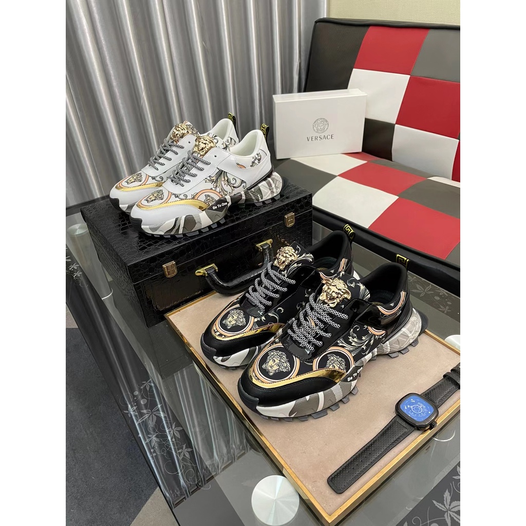 Versace new men's sports casual shoes