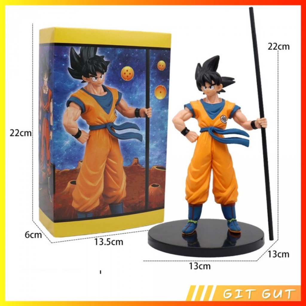 Action Figure Pajangan Dragon Ball Son Goku Power Pole Magic Stick