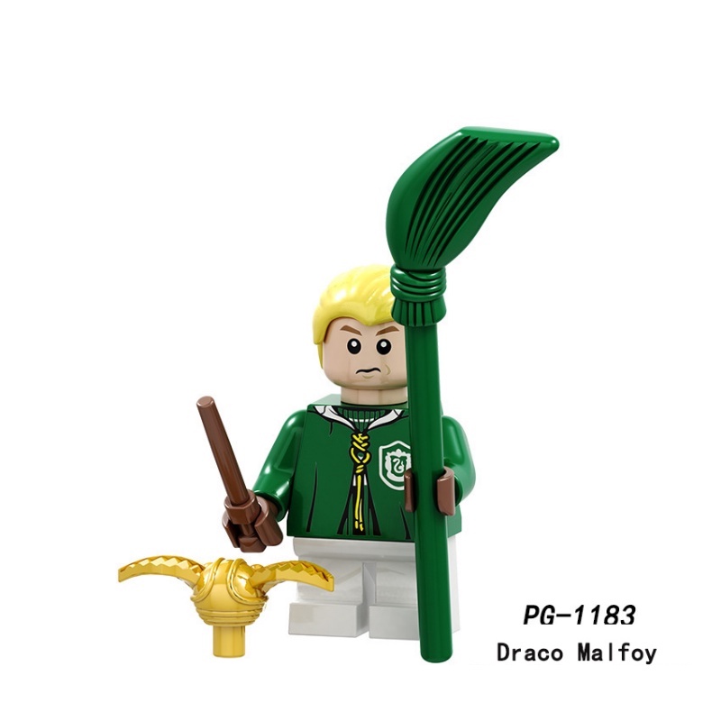 Harry Potter Series Minifigure Hammoody Voldemort Credence Barebone Draco Malfoy Rakitan Mainan Blok Bangunan