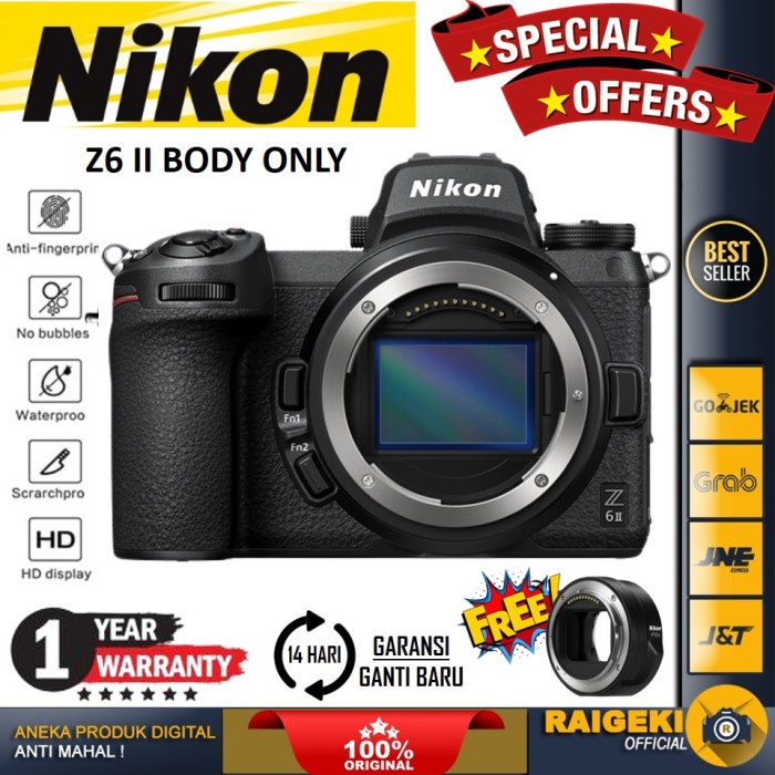 Nikon Z6 II Nikon Z6II Nikon Z6 Mark II Body Only GARANSI RESMI