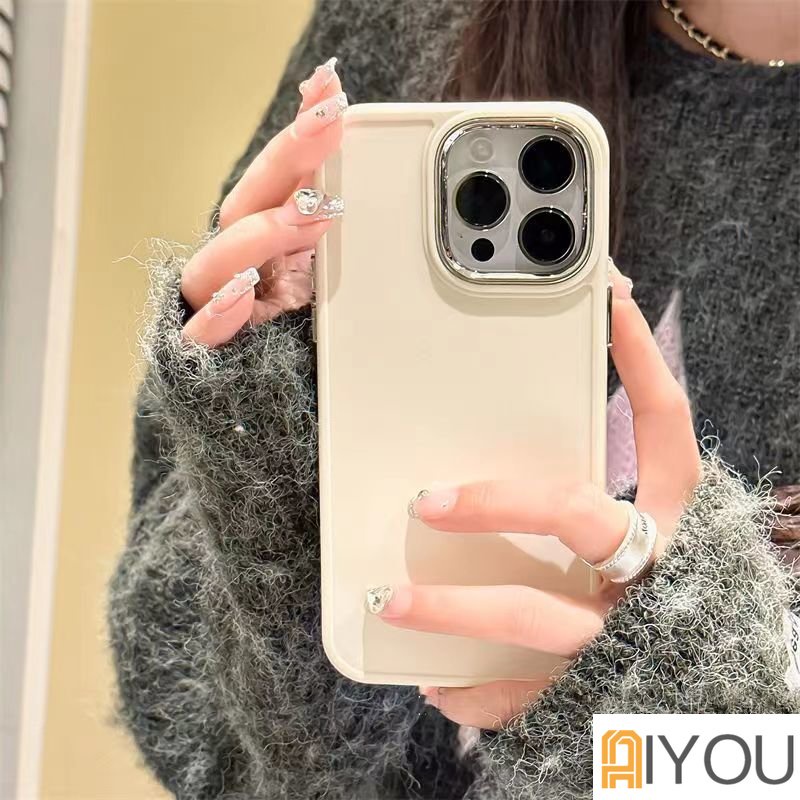 luxury silicon soft TPU + plating camera case for iPhone 11 12 Pro max X XS MAX XR 7 8 PLUS SE 2022 2020 High quality shockproof back cover case