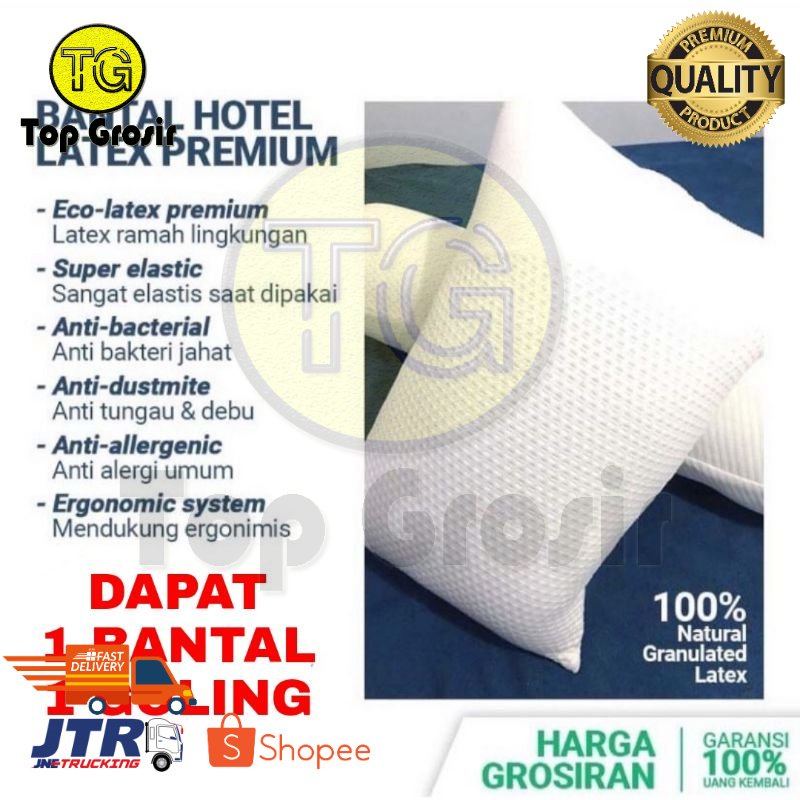 READY PAKET BANTAL TIDUR HOTEL Bantal Pillow Bantal Tidur Latex Hotel Bantal Guling