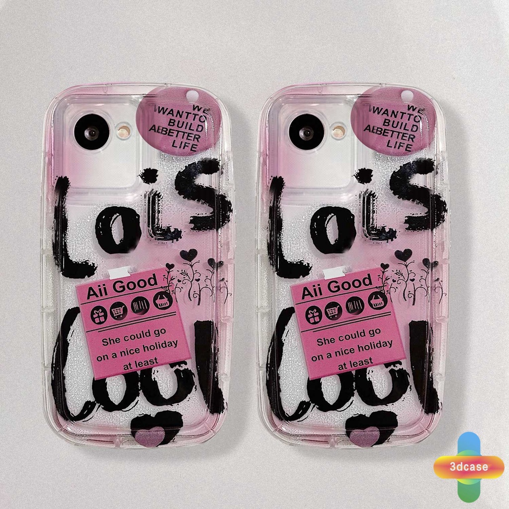 Casing Realme 10 5S 5 5i 9i C17 7i C11 2021 C21Y C30 C30S C33 C31 C35 C15 C21 C25 C20 C3 C12 C2 C25S C1 C25Y C2 C3i 6i C20A  Narzo 20 10 10A 20A 30A 50i 50A Prime A7 A5S A15 A16 A17 A53 A53S A57 Fashion Ink Lettering Graffiti Camera Lens Protection Case