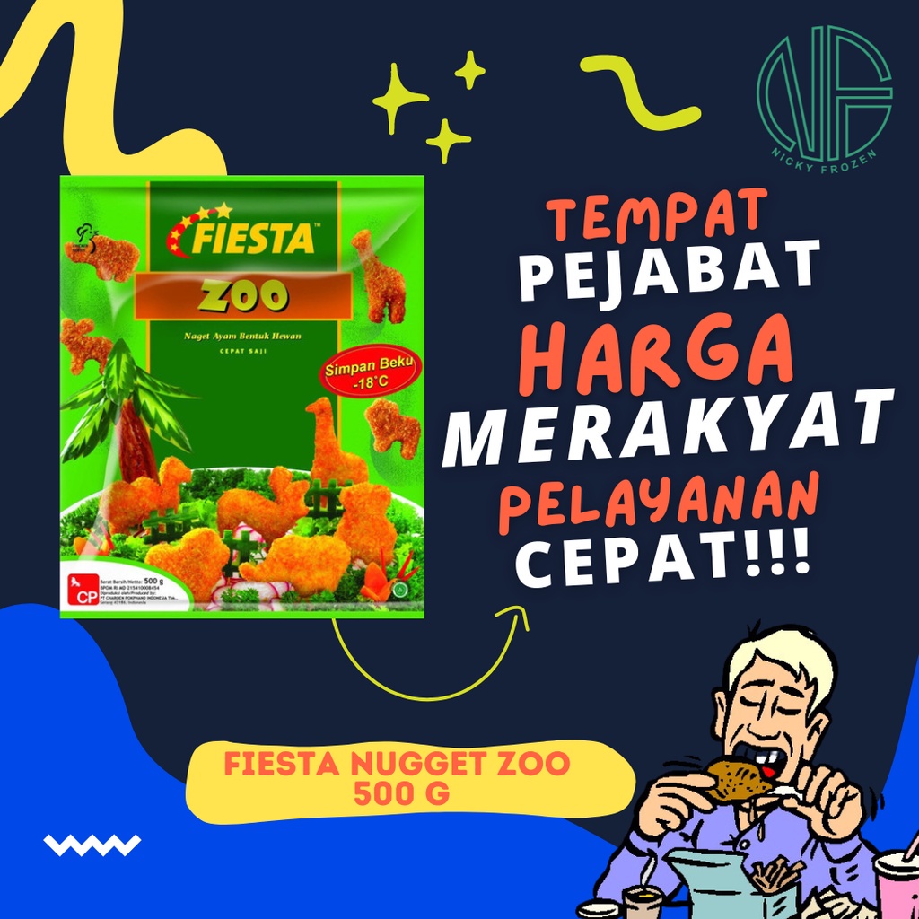 

FIESTA NUGGET ZOO 500 G