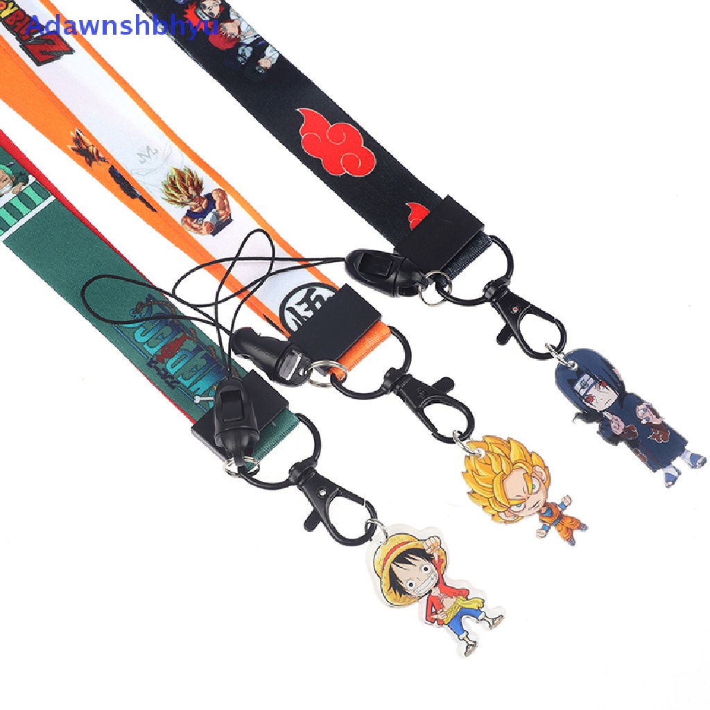 Adhyu Anime Super Hero Phone Strap Lanyard Gantungan Kunci Telepon Pesona Rantai Anti-lost Decor ID