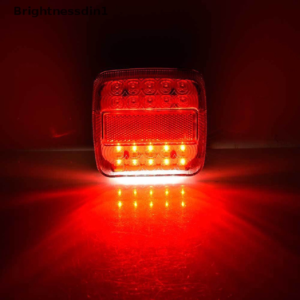 [Brightnessdin1] Lampu Truk Trailer 20LED Lampu Belakang Rem Stop Sein Indikator Lampu 12V Butik