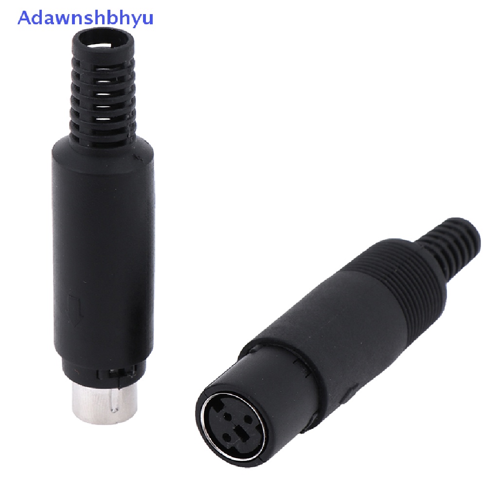 Konektor Stop Kontak Colokan DIN Mini Adhyu 3 /4,5,6,7,8 PIN Dudukan Kabel Sasis Male Female ID