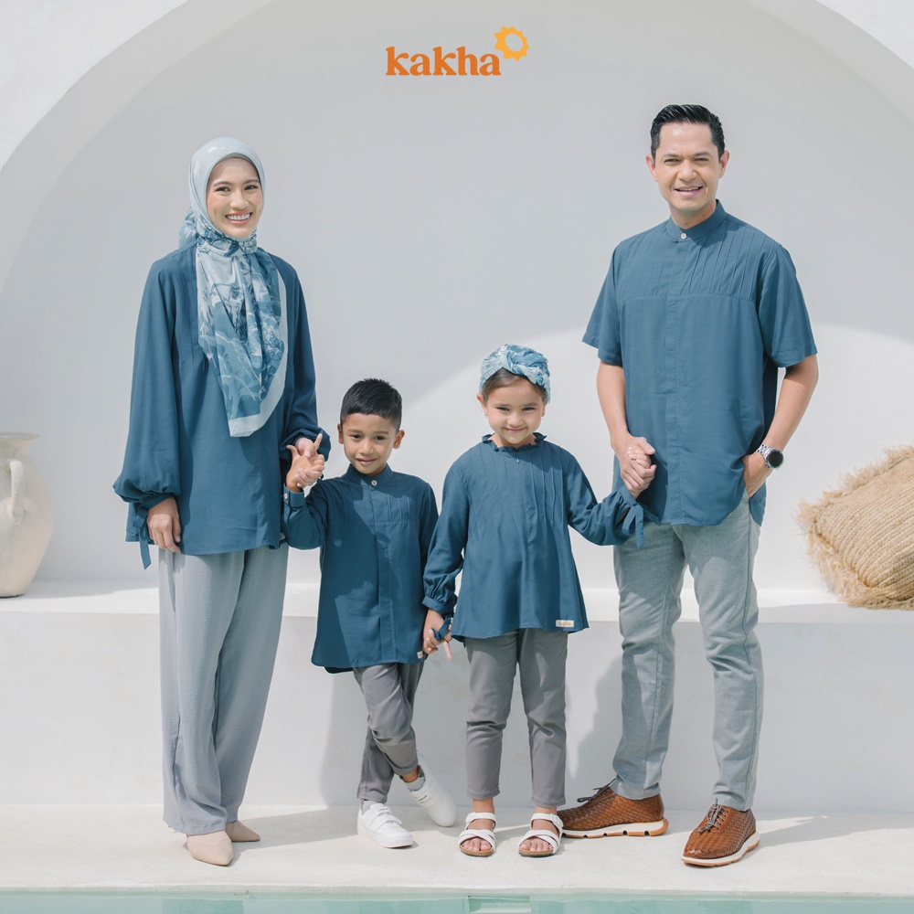 COD Kakha - Sarimbit Keluarga Mentawai (B)  / Baju couple keluarga / Sarimbit Keluarga / Baju muslim couple