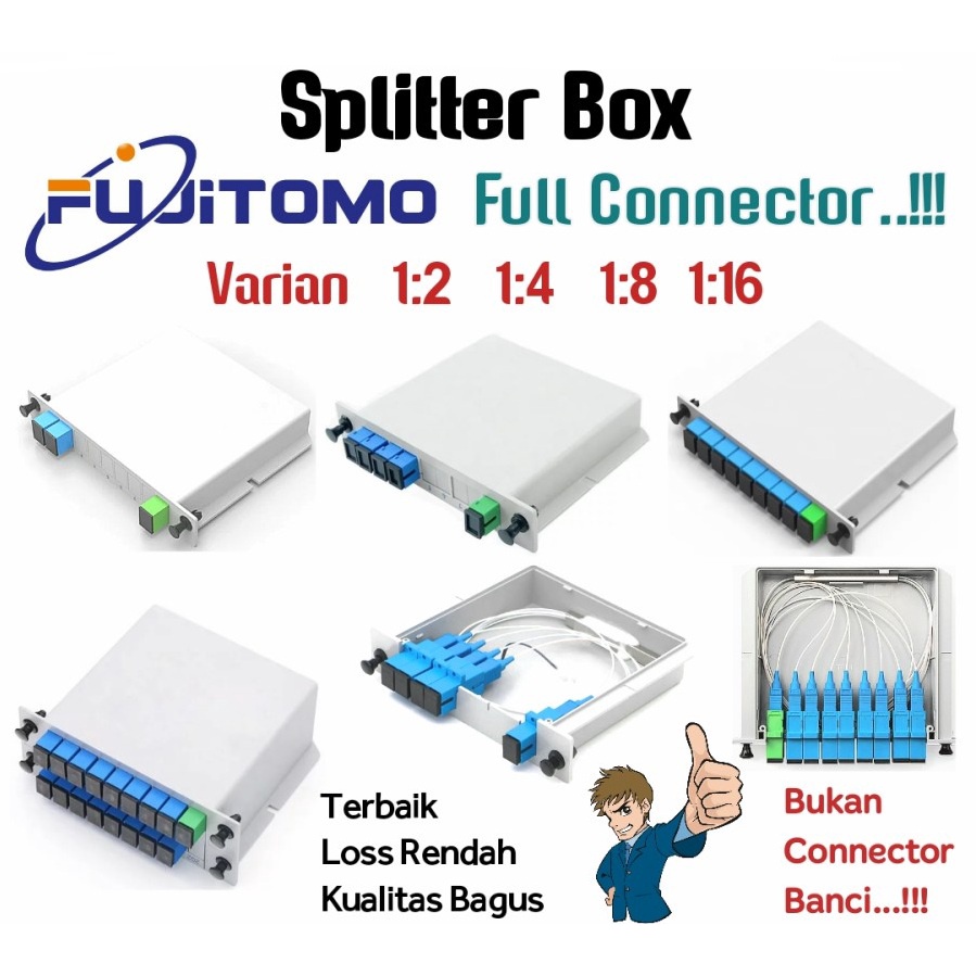 Passive Splitter Box FUJITOMO SC/UPC