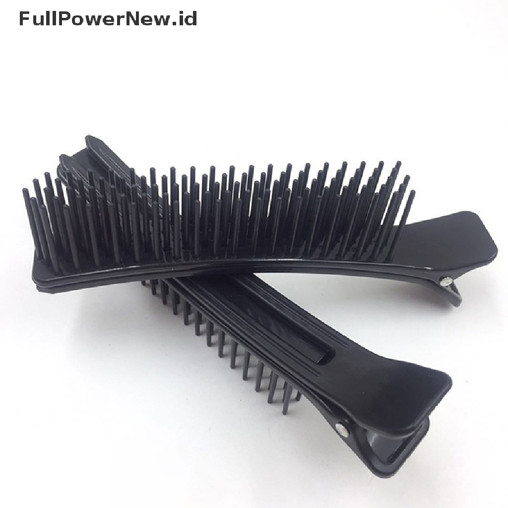 Power 2Pcs Grip Rambut Profesional Hairdressing Sectioning Cutg Klem Klip Sisir ID