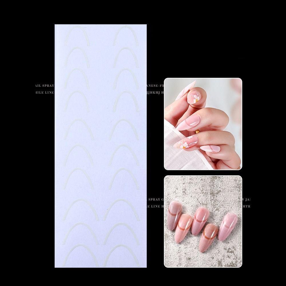 Agustina Manicure Design Tools DIY Persegi Panjang Dan Sektor Spons Kepala Dotting Brush Inkjet Stensil Untuk Lukisan Kuku Spray Painting Stensil