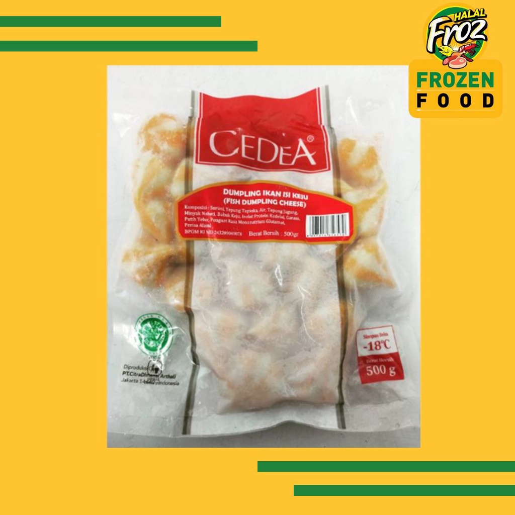 

Cedea Dumpling Cheese 500gr Instant Sameday Ready Poris