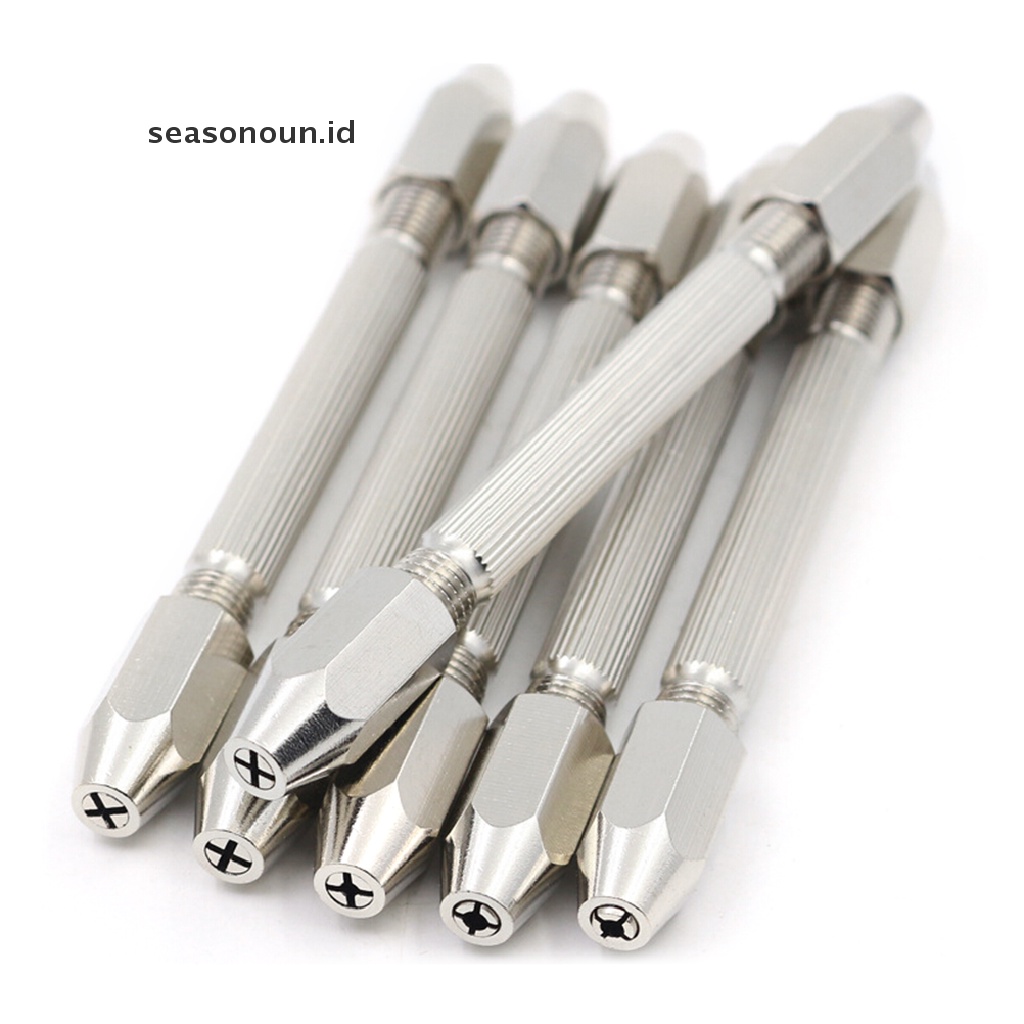 Seasonoun Swivel Pin Vice Untuk Mata Bor Tangan Chuck Jewelry Watch Repair Tools 0.-0.3mm.