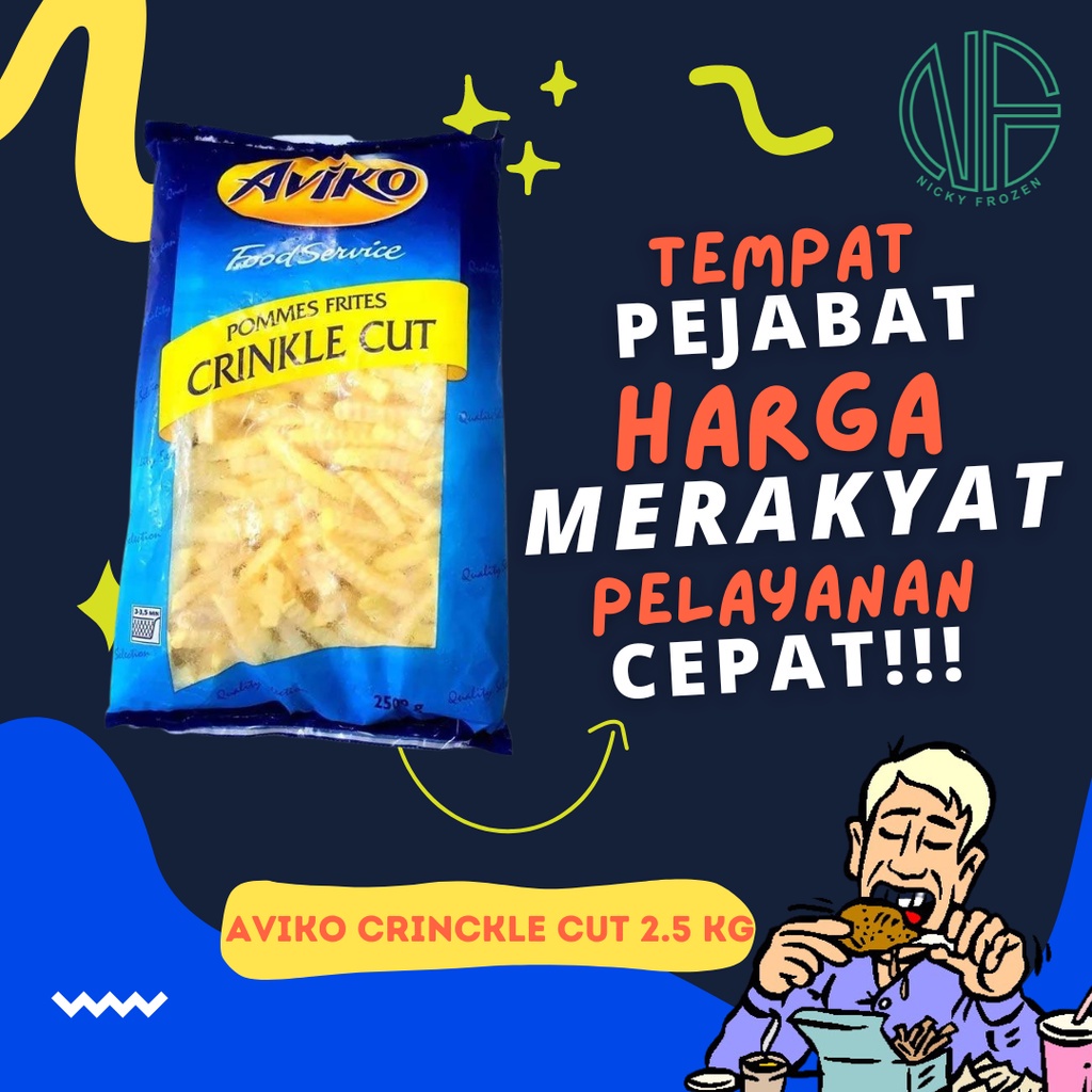 

AVIKO KENTANG CRINKLE PRINTING 2,5 KG