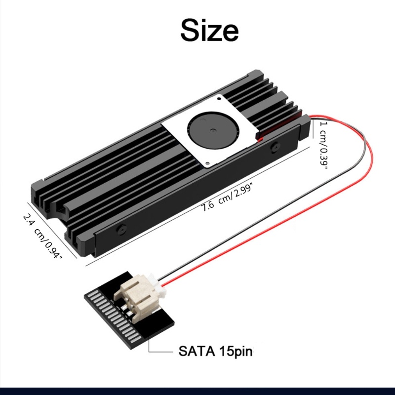 Bt M2 Solid State Hard Disk Fan Heatsink Heat Radiator Pendingin Thermal Cooling Pad Cooler Untuk M2 NVME 2280pcie SSD