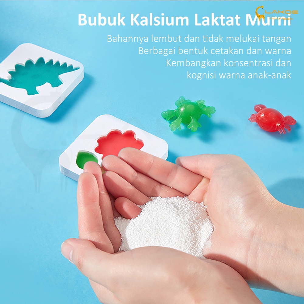 Lakoe Mainan Anak Magical Waterscape DIY Kreatif Jelly Mainan Edukasi Mainan Membuat prakarya