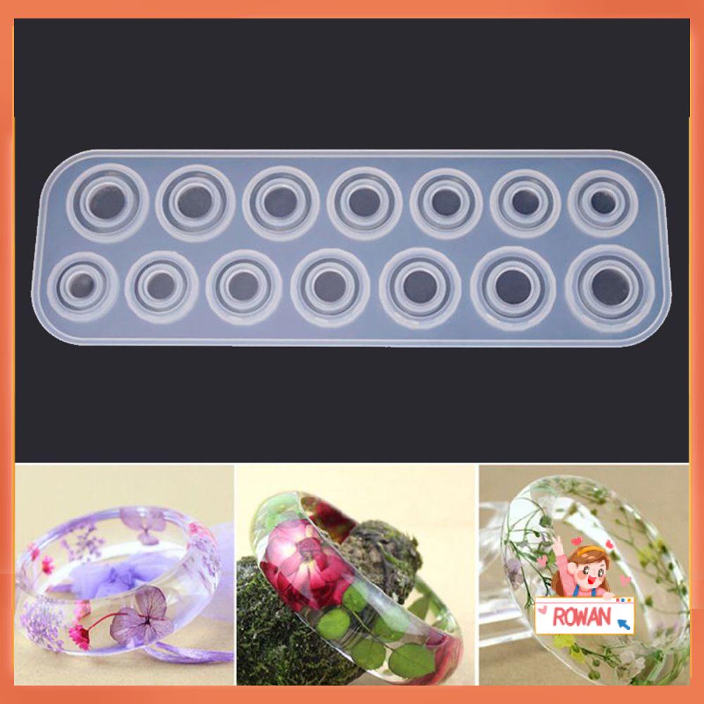 R-flower Silicone Ring Mold Cetakan Datar Baru Membuat Perhiasan Handmade DIY Craft Mold