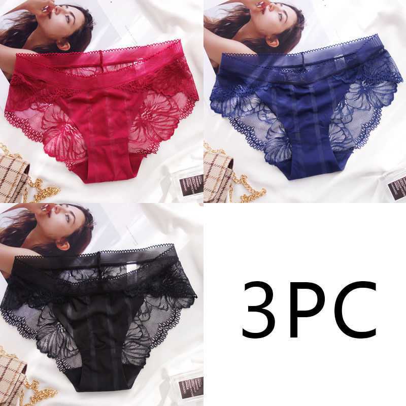 T&amp;Y Celana Dalam Wanita Renda 6438 Kolor Panties Sexy CD Segitiga Motif Lace Flower Murah Import