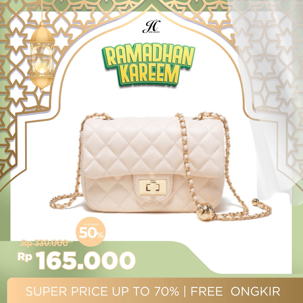 Jims Honey Priscilla Sling Bag Tas Selempang Wanita Import Elegan JH