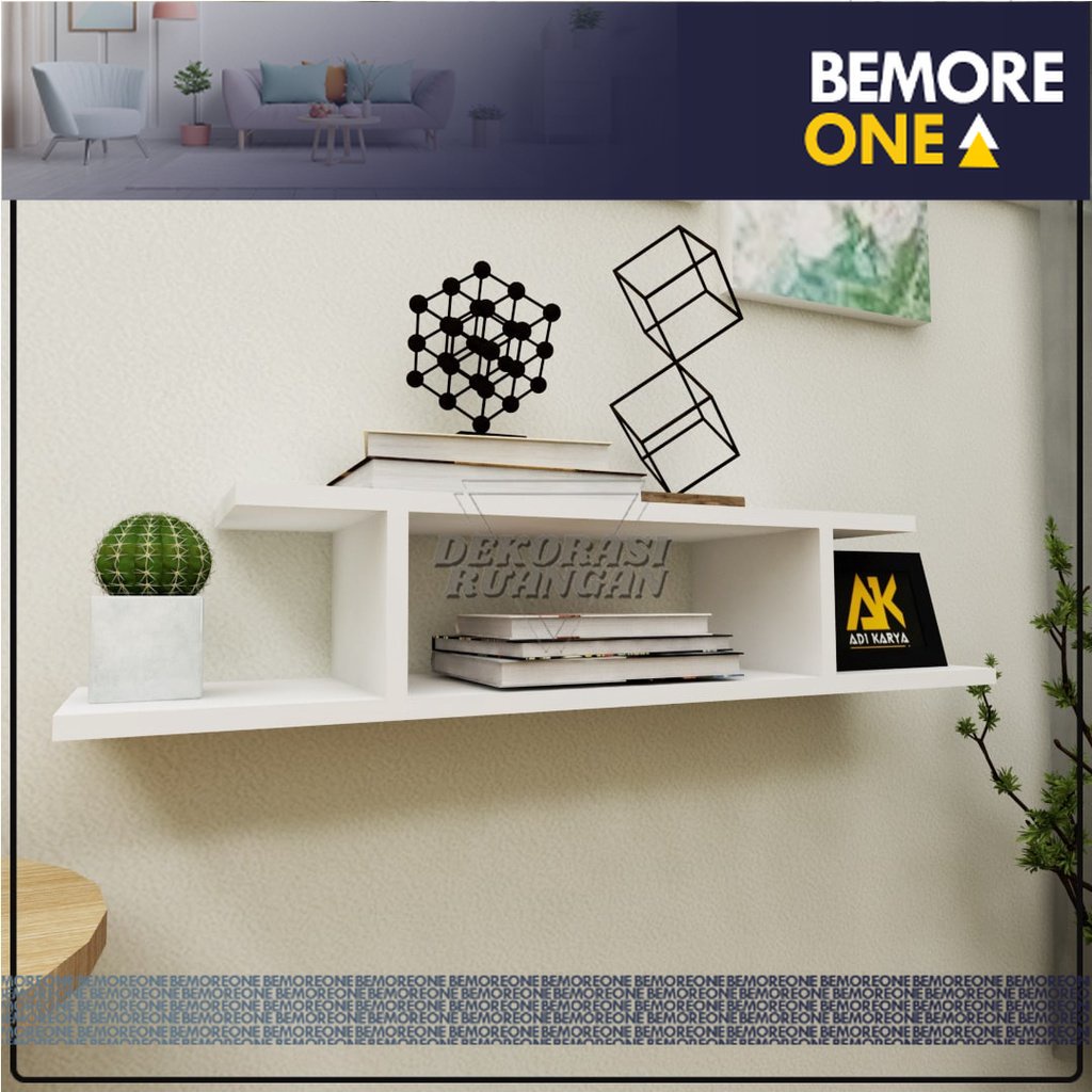 Rak Tv Dinding Minimalis Dekorasi Meja Gantung Susun Serbaguna Hiasan Tempat Penyimpanan Multifungsi