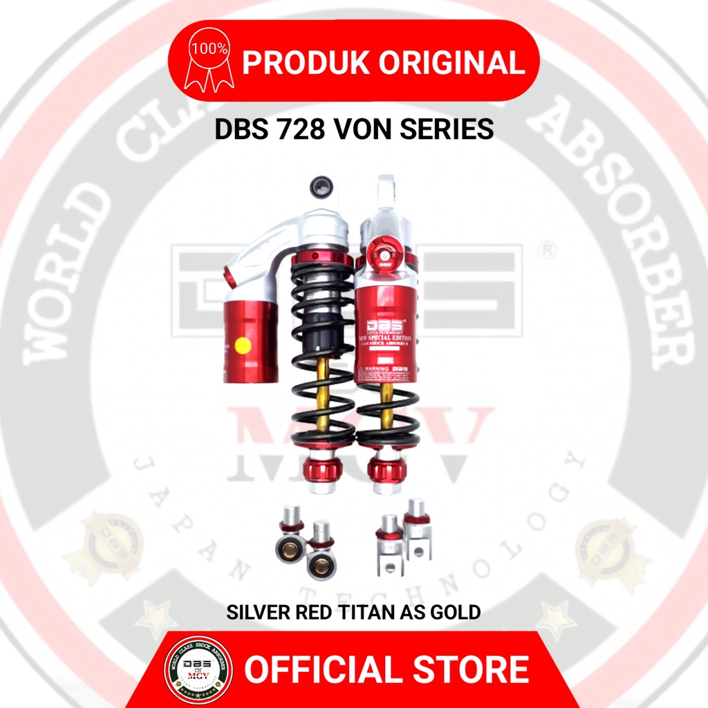 [ BISA COD ] Shock Tabung DBS 728 VON SERIES HONDA ALL NEW PCX 150 PCX 160