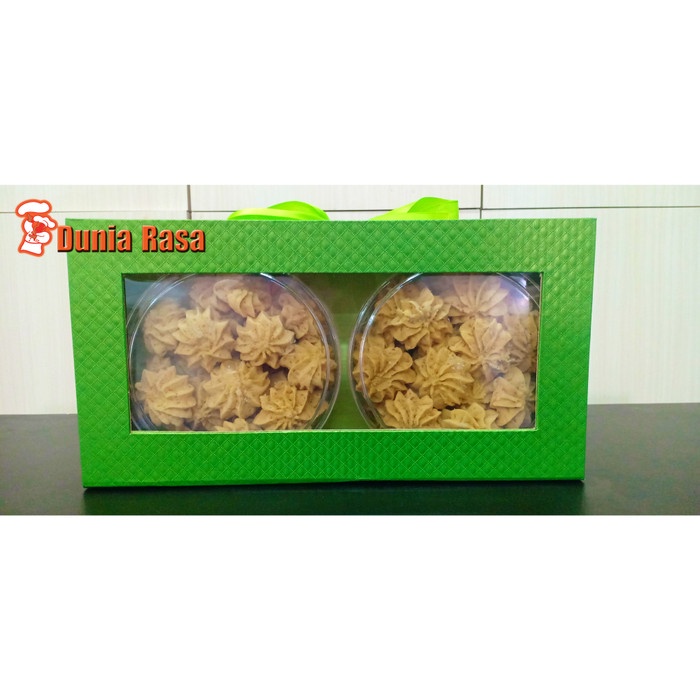 

Box Lebaran / Kotak lebaran kue kering Hijau