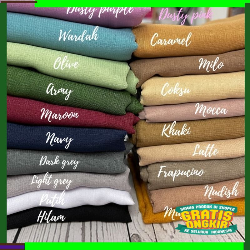 GIFT RAMADHAN Bella Square Premium Hijab Segi Empat Double Hycount