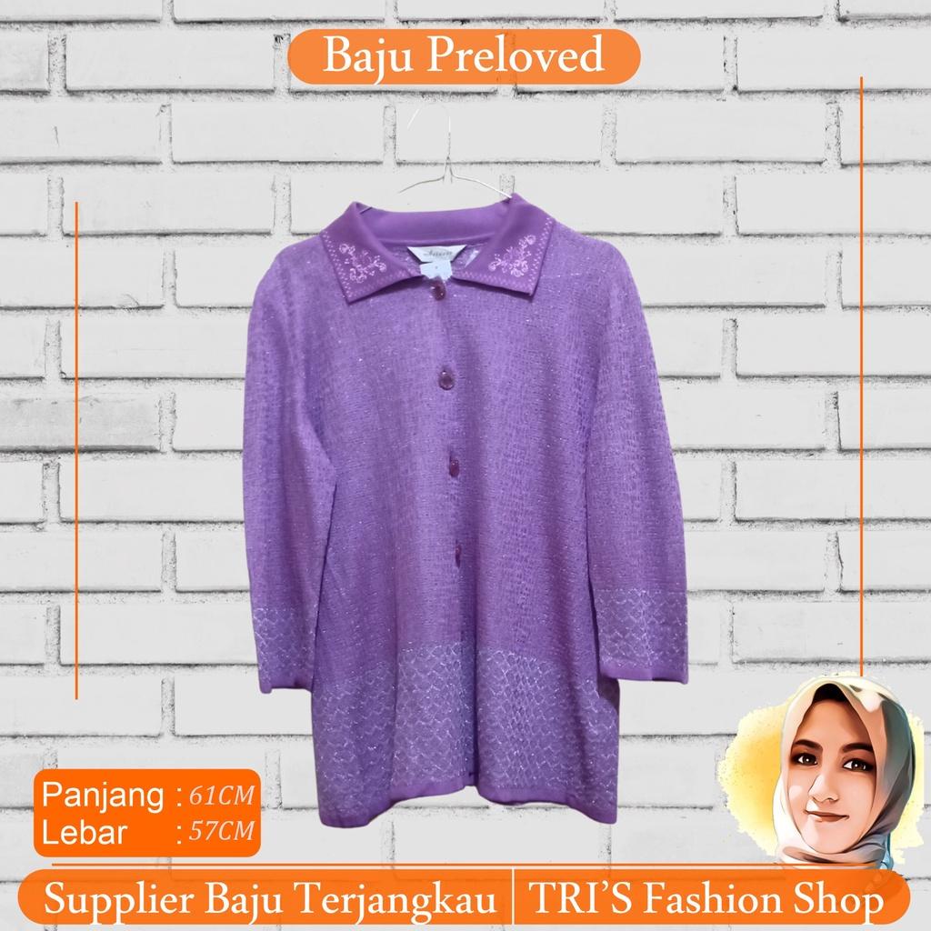 Sweater Jaket Rajut Panjang Wanita Dewasa Vintage All Size - XL
