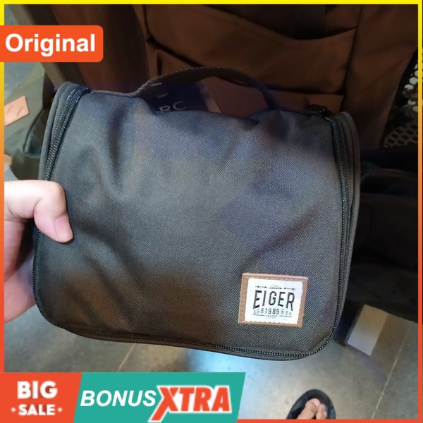 Tas Eiger1989 Pack It 3.0 Travel Toiletry Bag 91000 6064 Olive Original