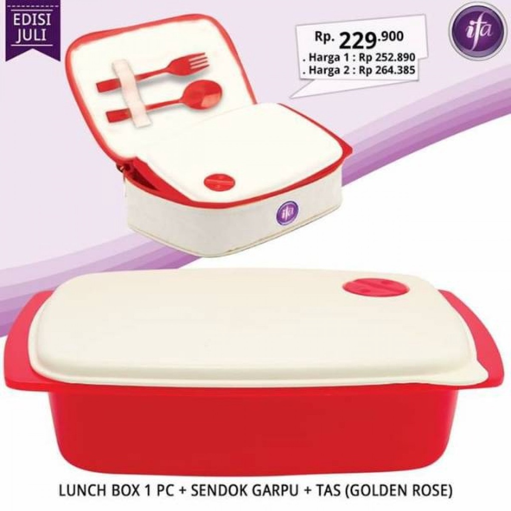 IFA Cookware Lunch Box set tas sendok garpu