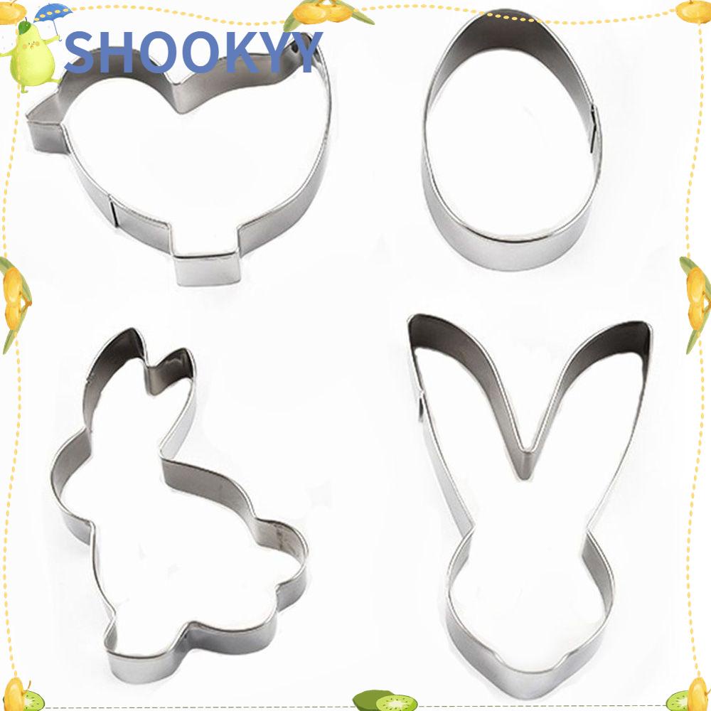 Chookyy Cetakan Biskuit Paskah DIY Baking &amp; Pastry Tools Dekorasi Paskah Chick Cookies Cutter