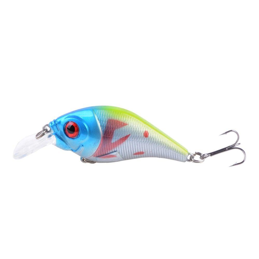 Lanfy Umpan Keras Merek Manusia Hidup Simulasi Keras Ikan Memikat Umpan Palsu Crankbait Bergaris Umpan Perlengkapan Memancing Ikan Wobbler Buatan Umpan Ikan Gemuk Kecil