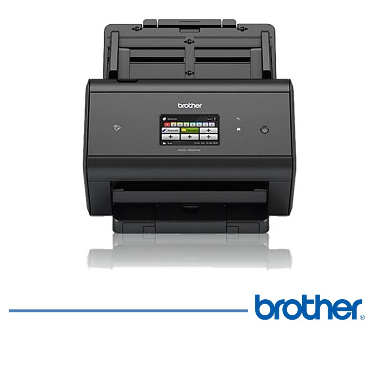 SCANNER BROTHER ADS-2800W / ADS2800W 40PPM ADF 50 NETWORK SCANNER 2-SIDED WIFI - GARANSI RESMI