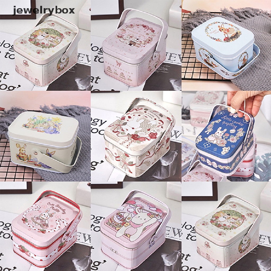 [jewelrybox] 1pc Vintage Koper Kecil Penyimpanan Tin Metal Candy Box Gift Box Cookie Gift Box Butik