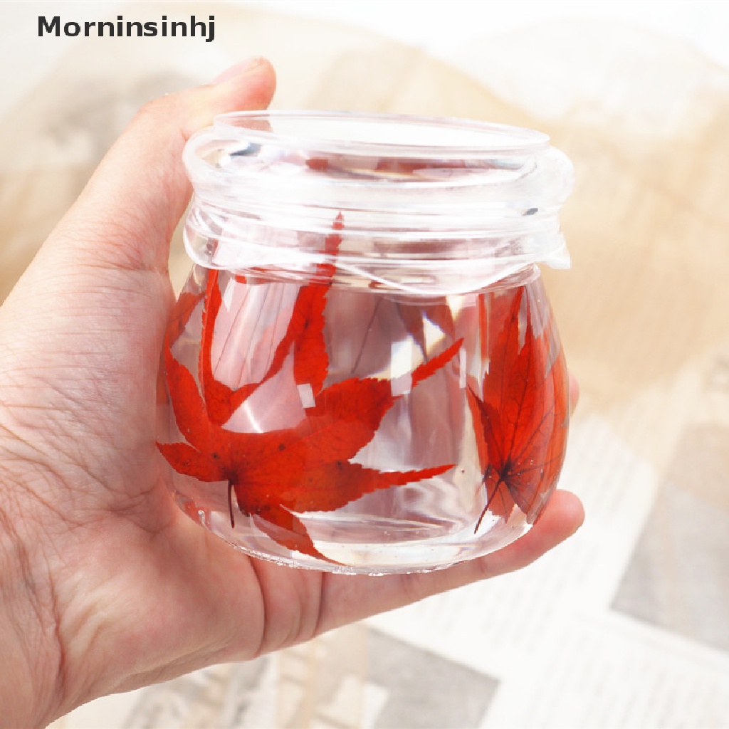 Mornin Botol Cetakan Resin Toples Puding Silikon Resin Jar Mold Dengan Tutup Untuk Wadah DIY id